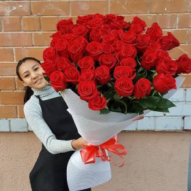 51 длинная роза 120 см