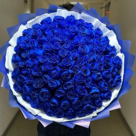 101 синяя роза  