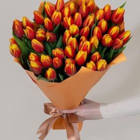 Букет тюльпанов «Оранжевая сказка»