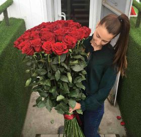31 длинная роза 110 см 